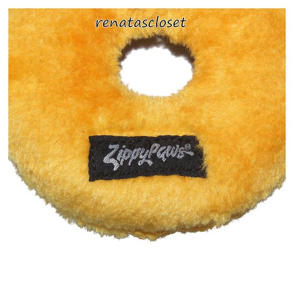 Zippy Paws Mini Donutz Plush Dog Toy - Chocolate NWT - Picture 7 of 8